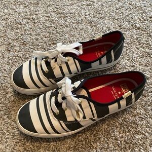 Keds + Kate Spade Striped Sneakers Size 6.5